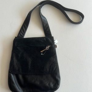 Black Leather Liza Ganz Purse